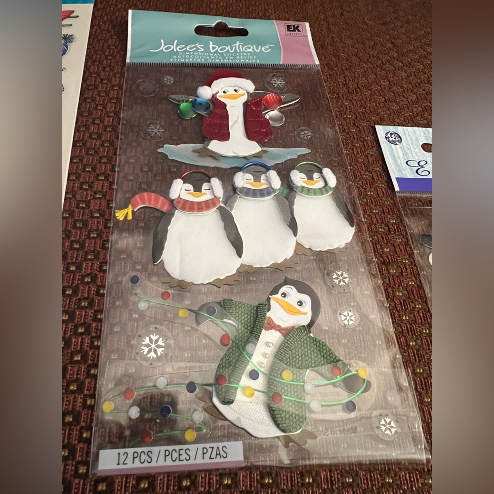 Winter Assorted Scrapbook Stickers - Picture 3 of 4